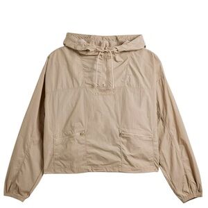 Champion Mens UO Exclusive Hooded Anorak Jacket Sz L Tan Boxy Packable Gorpcore